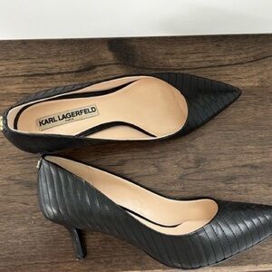 Karl‎ Lagerfeld Black Pumps